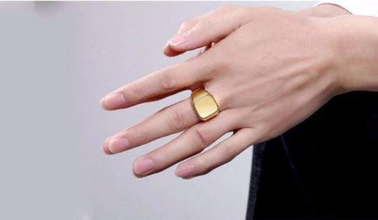 24K Titanium Ring