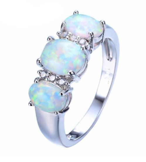 Pure Crystal Opal Ring